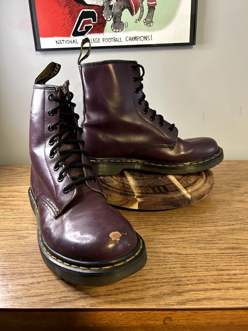 Dr Martens 1460W Eggplant Purple size 9/EU 41